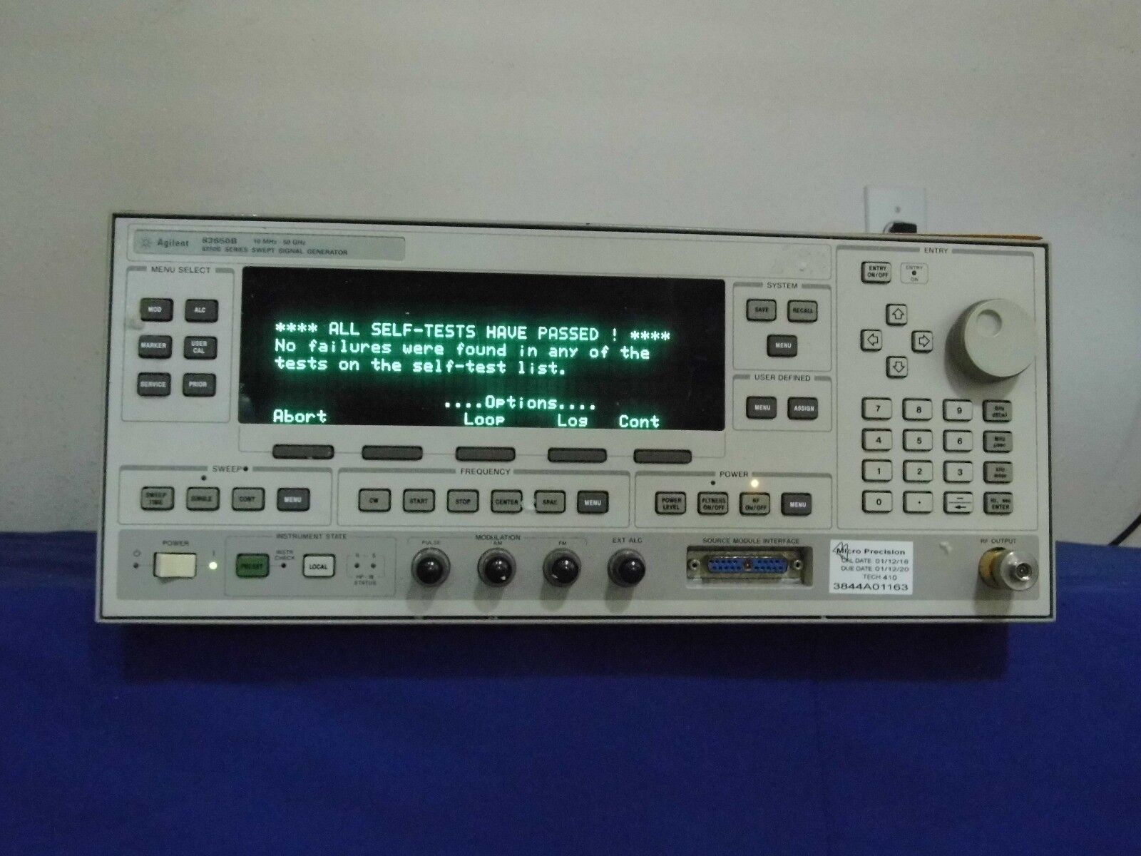 Agilent 83650B /001/008 synthesized generator, 30 day warranty, (2 in stock) Agilent 83650B /001/008 synthesized generator, 30 day warranty, (2 in stock)